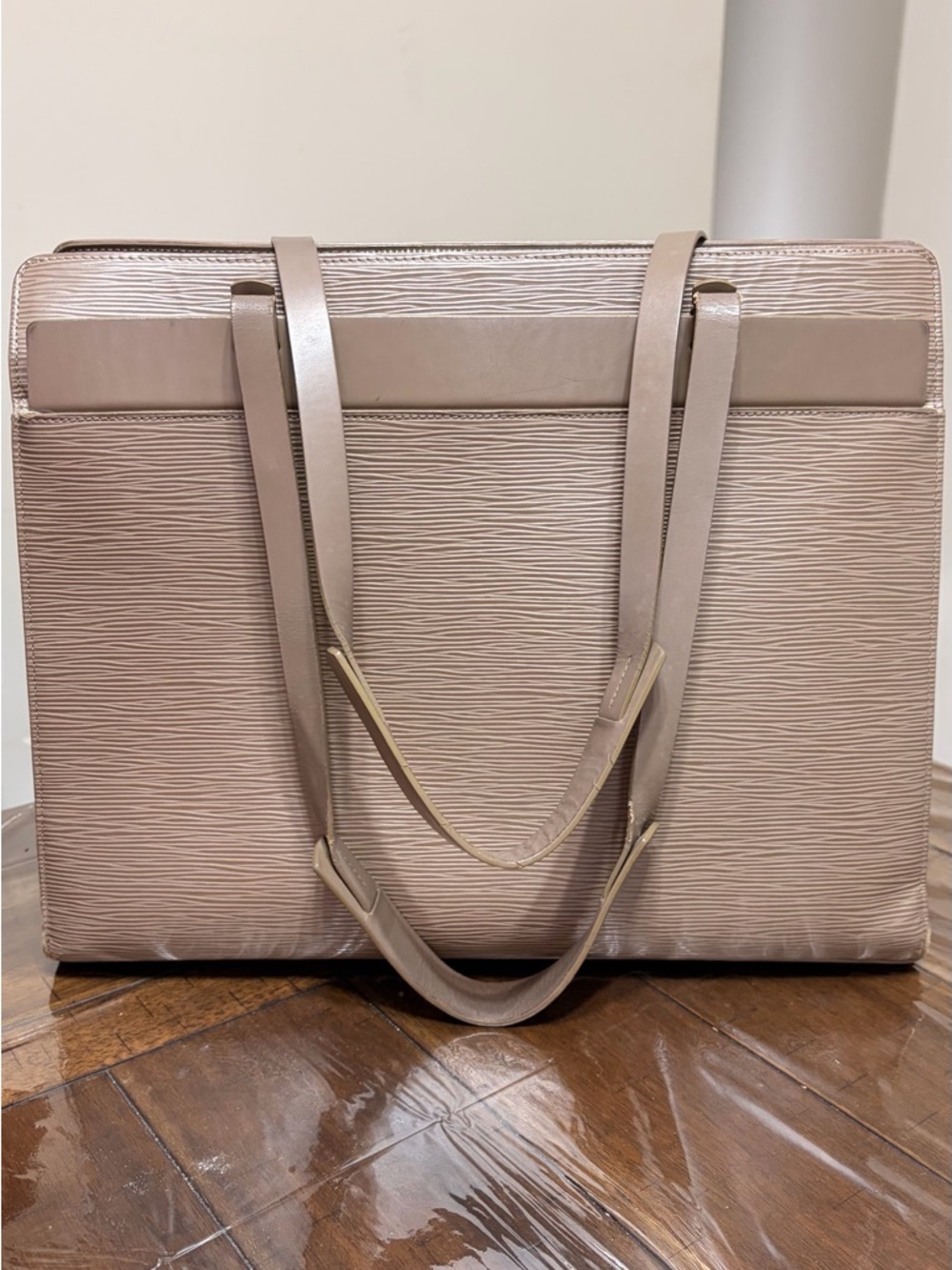 LV vintage satchel tote Women's Tote Bag in Light Beige